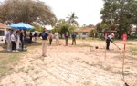 US Congressional staffers watch Cambodian HALO staff carry out demining activities