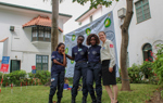 A group of HALO Trust staff at the BP Angola grant signing ceremony in Luanda