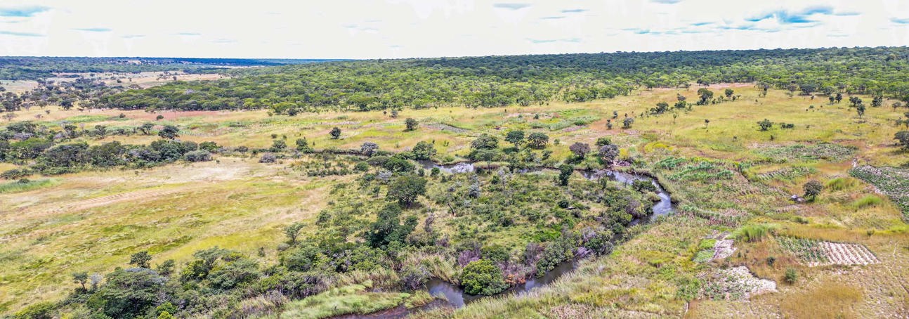 Landscape view of the Lomba region