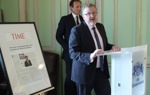 Guests celebrate The HALO Trust's 30th anniversary during a drinks reception at Dover House