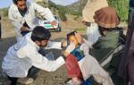 HALO medics treat an injured child after the Khost Earthquake