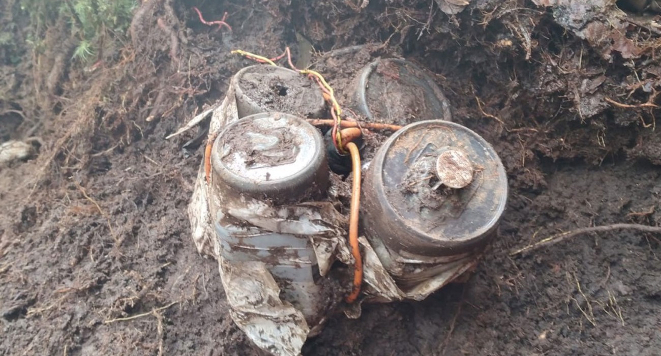 Landmines found in the soil