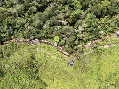 Aerial view of Mesones