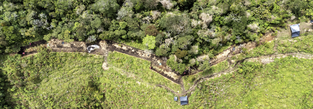 Aerial view of Mesones