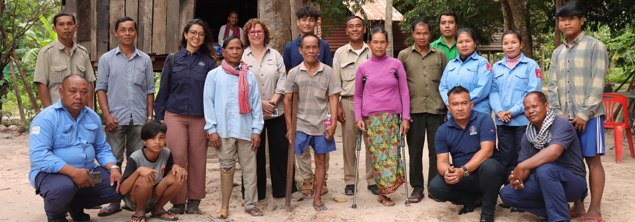 Group of HALO staff in Cambodia