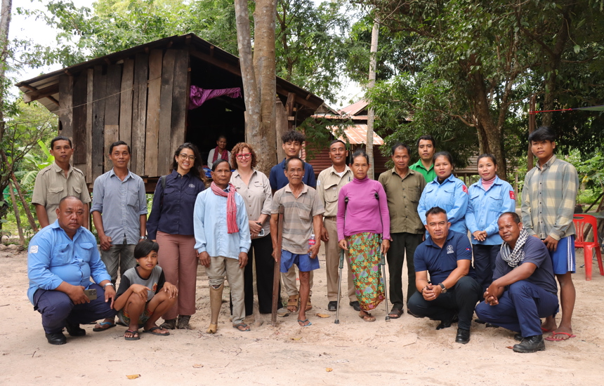 Group of HALO staff in Cambodia