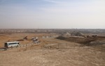 The cleared minefield at the Baptism Site in the West Bank