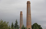 The minarets of the madrasa of Husain Baiqara, built by Sultan Baiqara in the 15th century