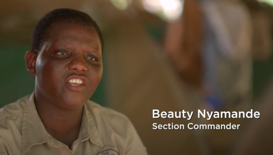 Beauty, HALO's section commander speaks in a piece to camera