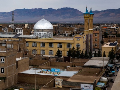 Scenic shot of Jebrail Mosque 10 years after mine clearance