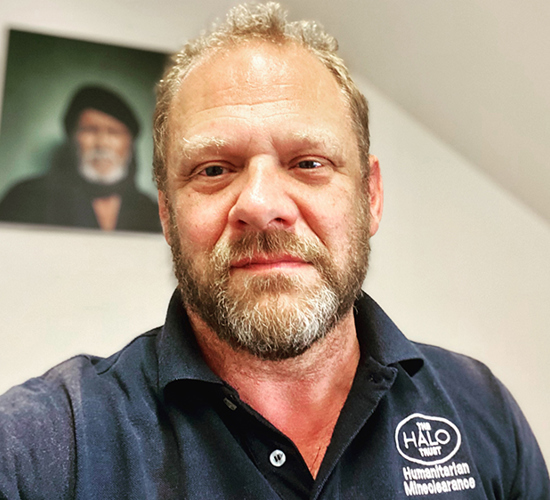Simon Conway, Head of Programme Development, The HALO Trust