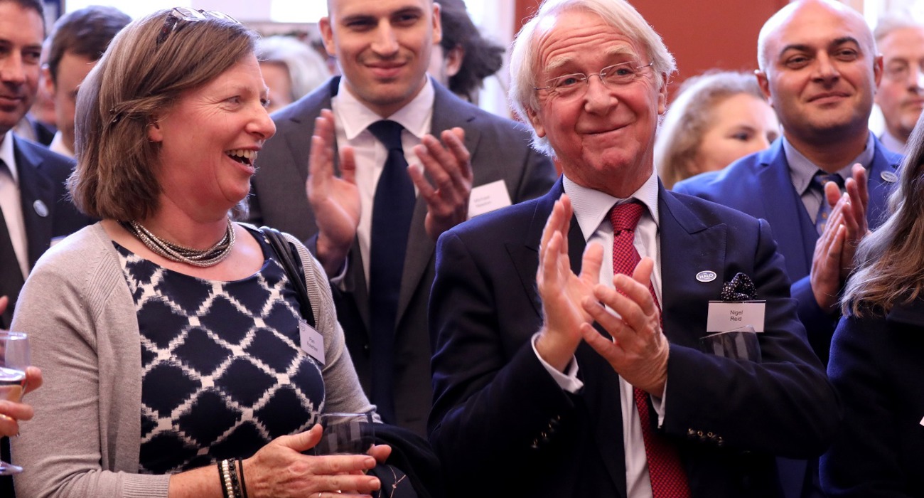Guests at The HALO Trust memorial service, in Chelsea Old Church, London