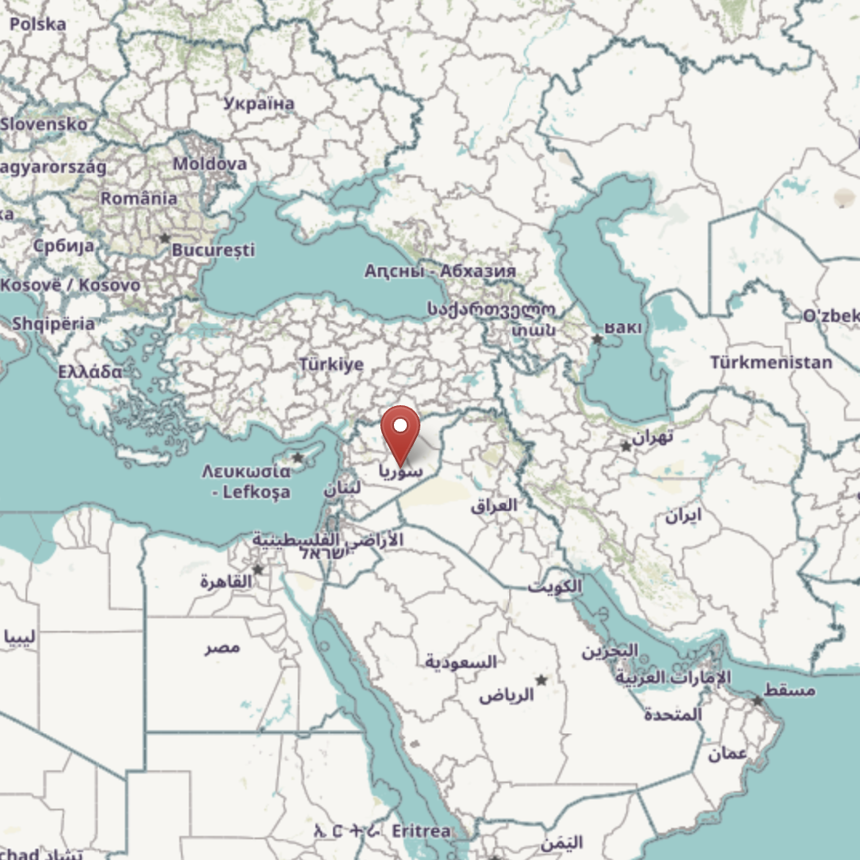 Map of Syria