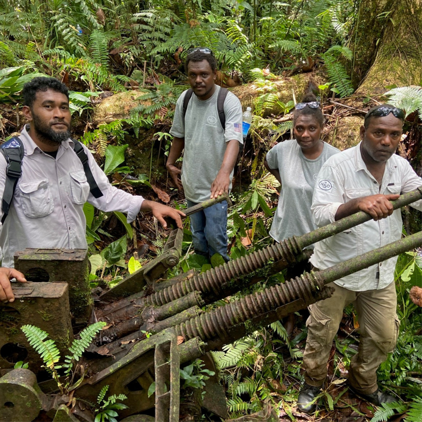 HALO Solomons staff at work