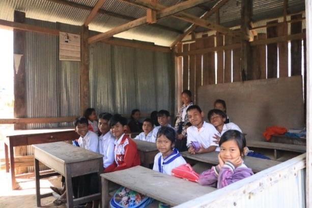 A classroom of children at Ha Leam Sen Chey Primary School