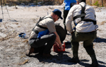 Prince Harry detonating an anti-tank mine