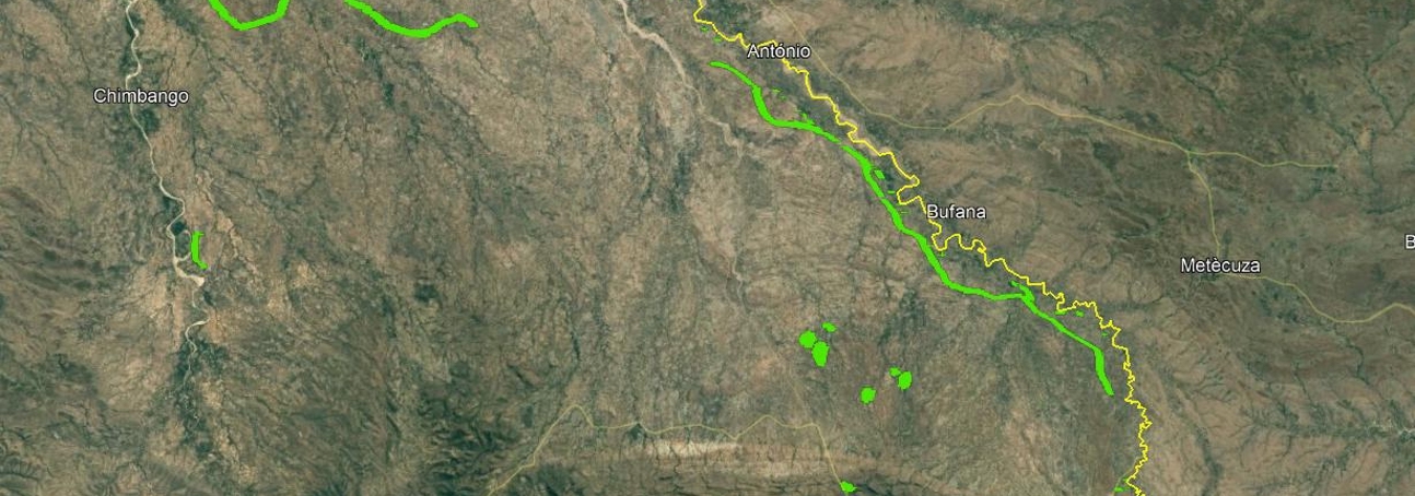 A satellite map of the Mount Darwin area