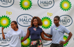 Group of female deminers at the bp Angola grant signing ceremony in Luanda, May 2019