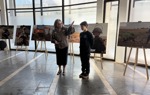 Пані Крістіан Руа, Заступниця голови дипломатичної місії Канади в Україні відкриває виставку