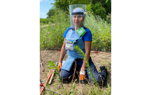HALO deminer Lilia at work in Ukraine