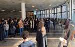 Відвідувачі виставки під час відкриття