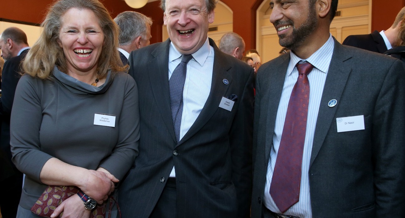 Guests at The HALO Trust memorial service, in Chelsea Old Church, London