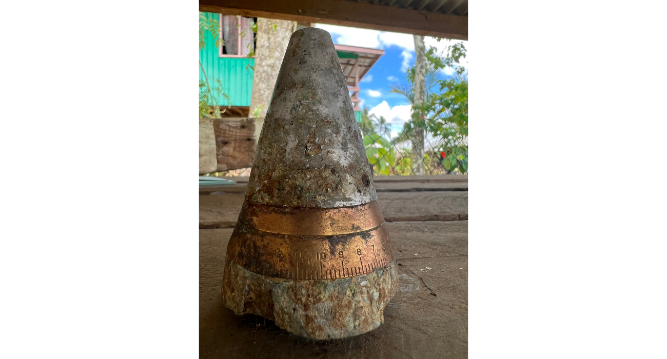 Mechanical time fuse that was used to control detonation timing