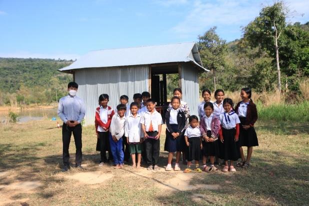 A class of children at Ha Leam Sen Chey Primary School