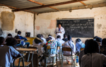A classroom of students at Princess Diana School in Huambo