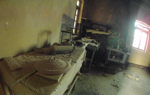 A dust-covered kitchen in the Church