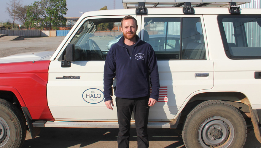Greg Caffrey, Former Programme Officer Zimbabwe, The HALO Trust