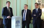 Guests celebrate The HALO Trust's 30th anniversary during a drinks reception at Dover House