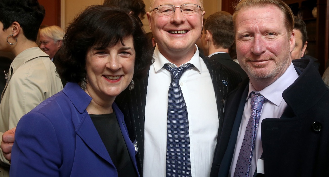 Guests at The HALO Trust memorial service, in Chelsea Old Church, London